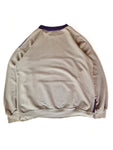 Vintage Puma Sweater Mit Bauchtasche Lila Grau (7) L-XL