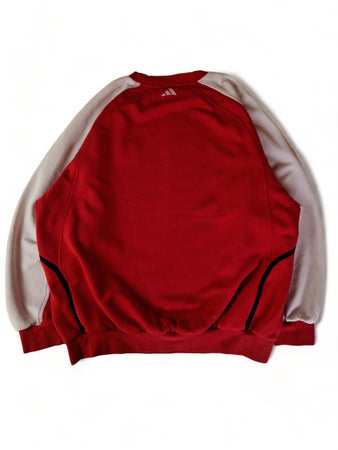Vintage Adidas Sweater FC Bayern München Rot Weiß XL