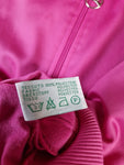 Vintage Diadora Sportjacke Logostreifen Rosa (42) S-M