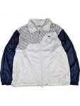 Vintage Lacoste Sportjacke Tennis Weiß Navy L-XL