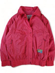 Vintage Maier Sportsmoden Sportjacke 80s Frottee Innenfutter Rosa (40) S-M