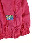 Vintage Maier Sportsmoden Sportjacke 80s Frottee Innenfutter Rosa (40) S-M