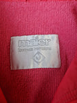 Vintage Maier Sportsmoden Sportjacke 80s Frottee Innenfutter Rosa (40) S-M