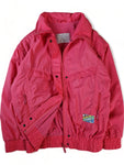 Vintage Maier Sportsmoden Sportjacke 80s Frottee Innenfutter Rosa (40) S-M
