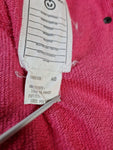 Vintage Maier Sportsmoden Sportjacke 80s Frottee Innenfutter Rosa (40) S-M