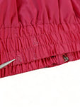 Vintage Maier Sportsmoden Sportjacke 80s Frottee Innenfutter Rosa (40) S-M
