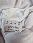 Vintage Capriole By Golden Team Sportjacke 80s Halfzip Flower Print Made In Italy Lila Bunt (36) S-M