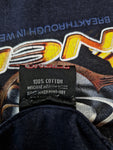 Vintage O'neil Bootleg Shirt Backprint Dunkelblau M-L