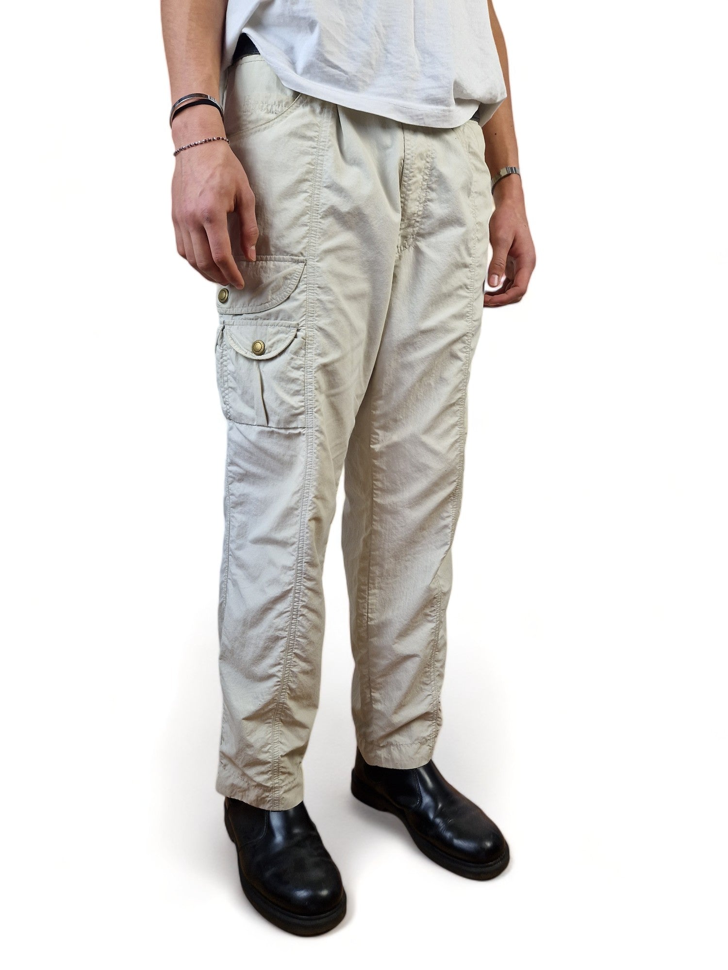 Vintage Fjällräven Cargohose Secret Pocket Sand (50) L-XL