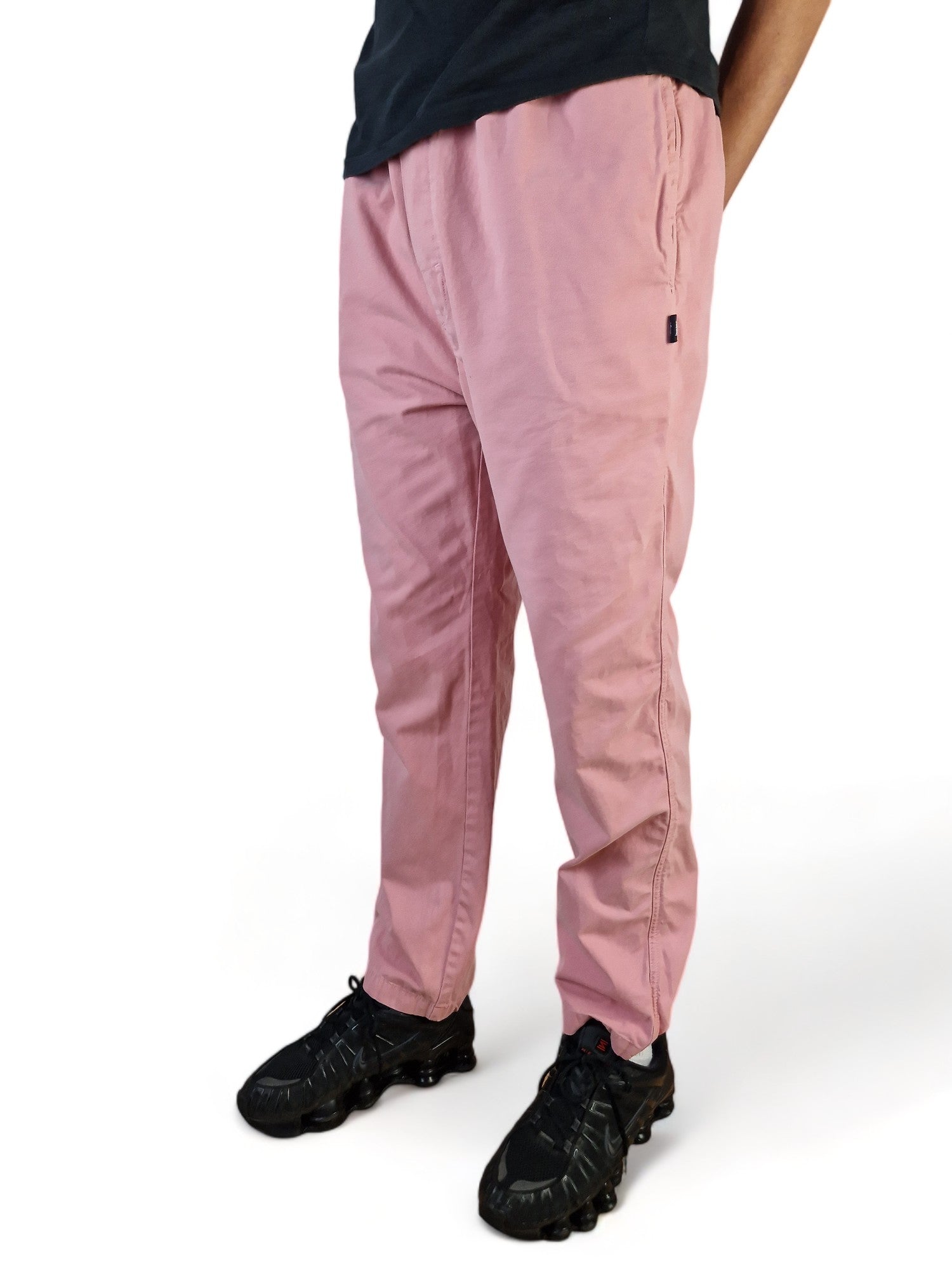 Stüssy Stoffhose Mit Bändsel Rosa L