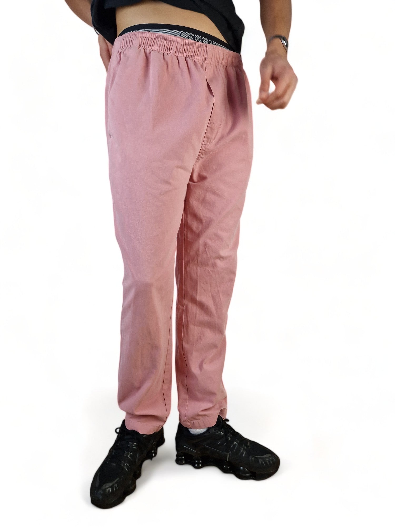 Stüssy Stoffhose Mit Bändsel Rosa L