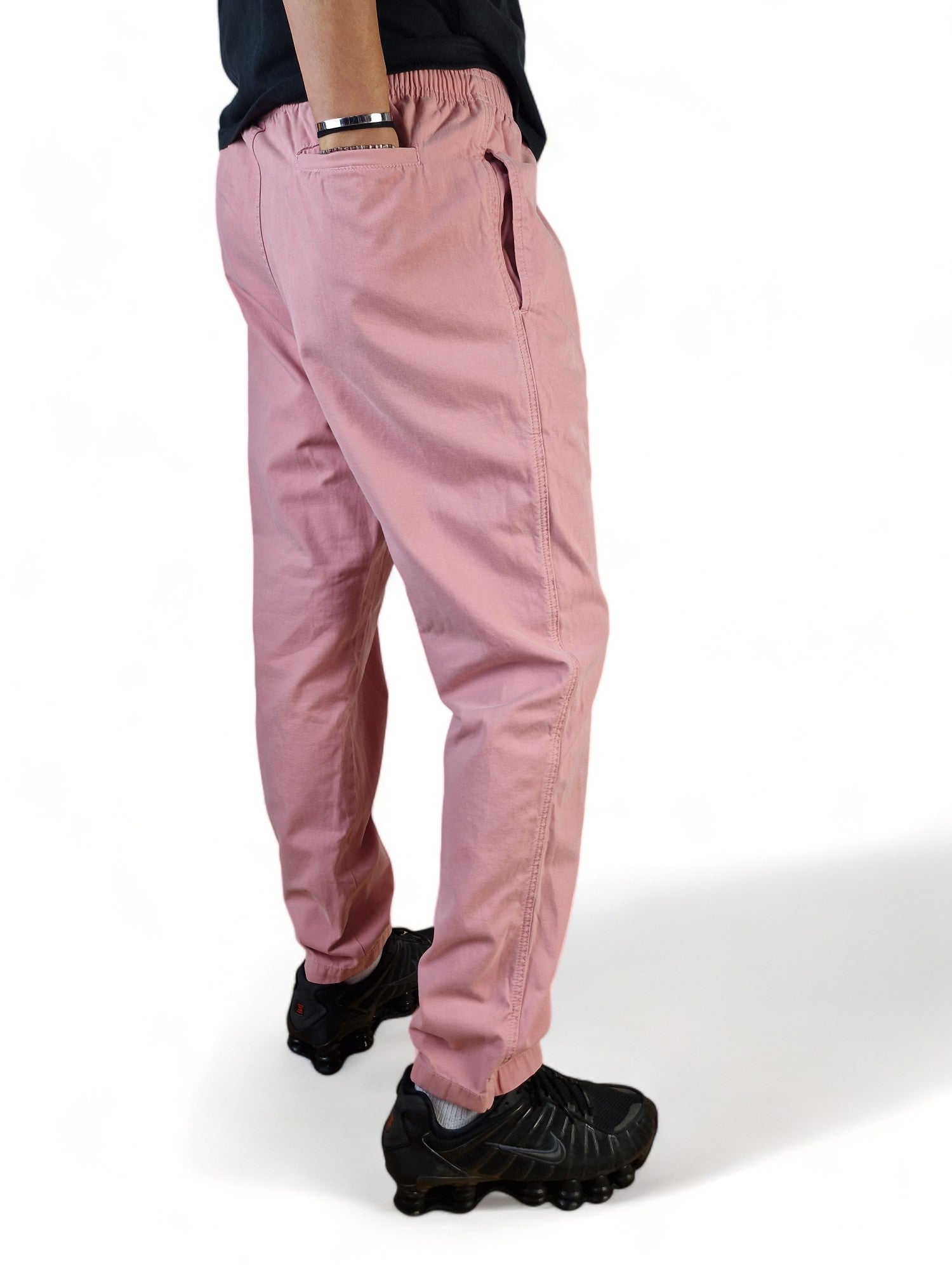 Stüssy Stoffhose Mit Bändsel Rosa L