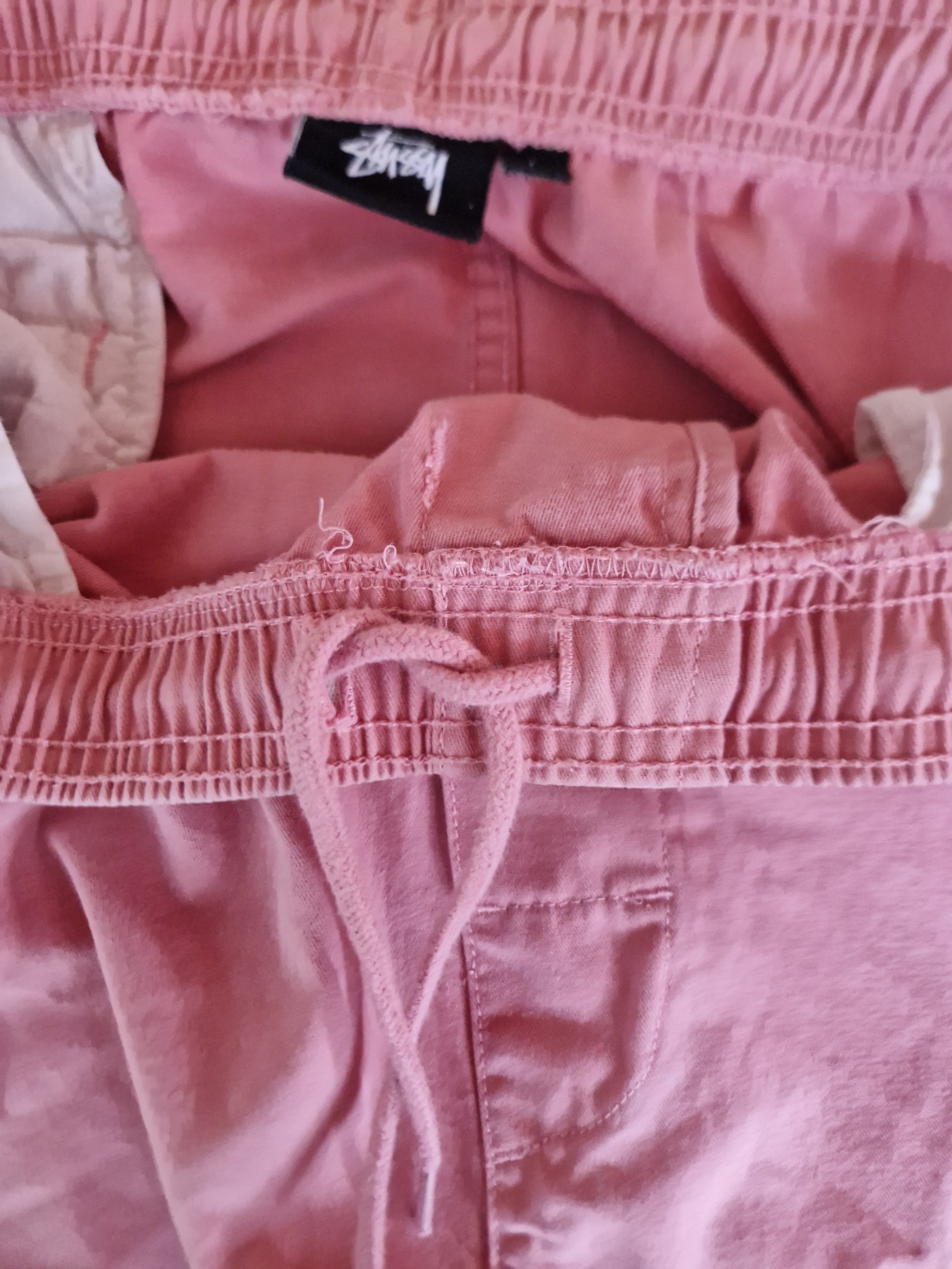 Stüssy Stoffhose Mit Bändsel Rosa L