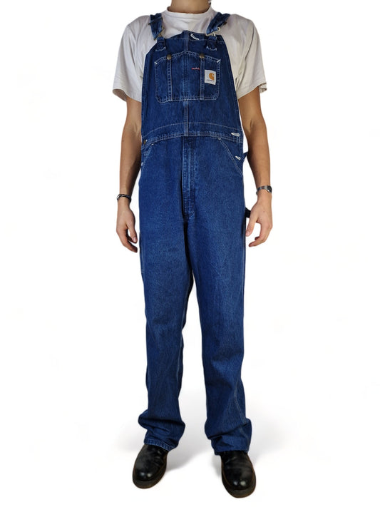 Vintage Carhartt Latzhose Blau XL-XXL