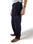 Vintage Rosner Cordhose Dicker Cord Dunkelblau (50) L-XL