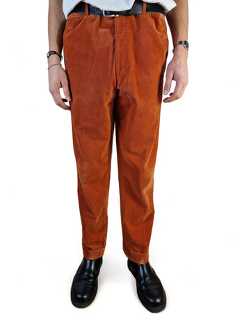 Vintage Hermes Cordhose Rost Rot / Orange (52) XL-XXL