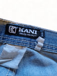 Vintage Karl Kani Jeans Baggy Y2K Fit V-Embroidery Hellblau 34/34