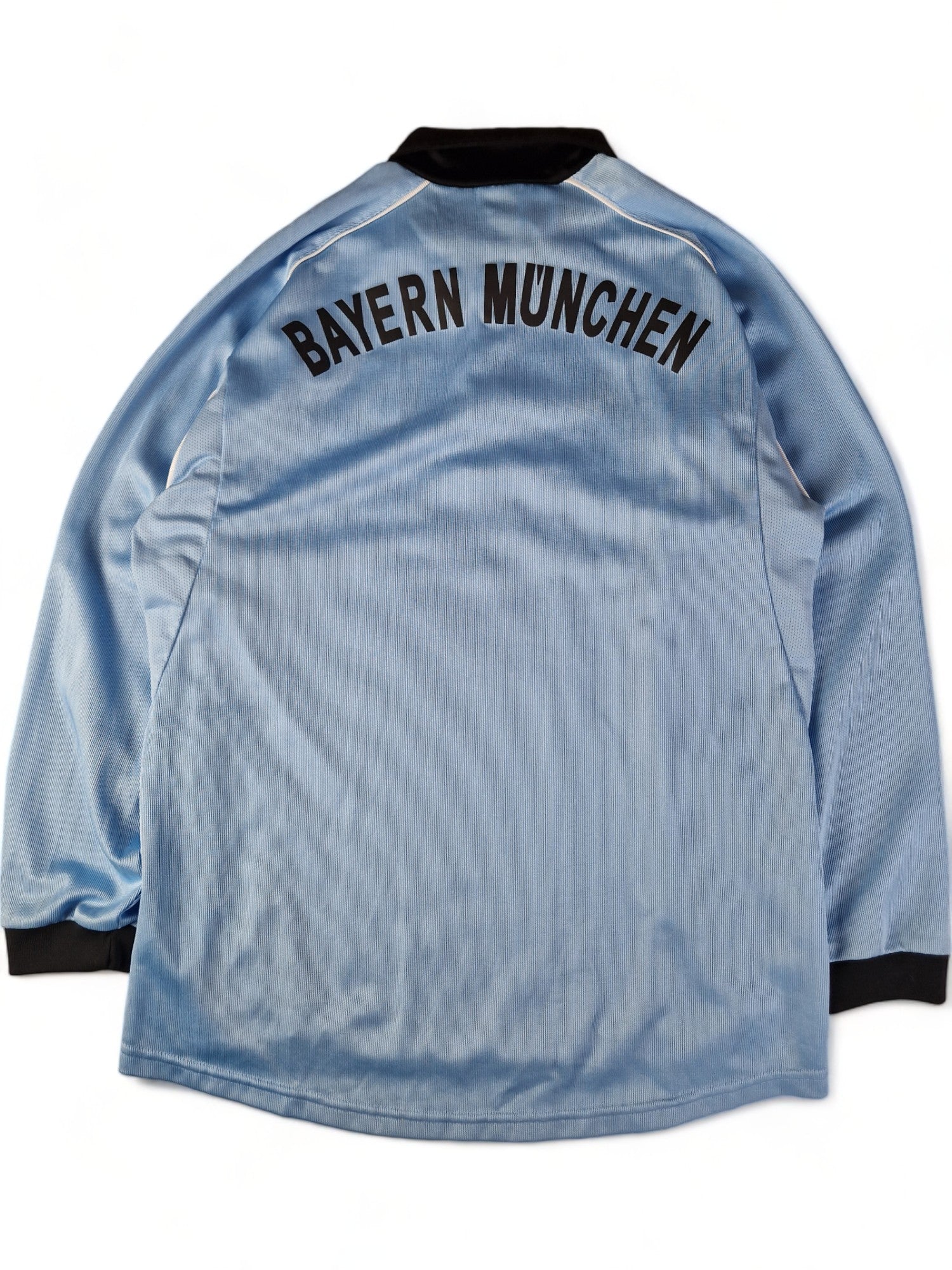 Adidas Trikot Langarm FC Bayern München Torwart Meister Trikot 2005/06 Blau Kinder 176