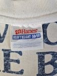 Vintage Hanes Shirt Late 90s "Best swimmer in N.Y. State" Weiß XL