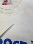 Vintage Fruit Of The Loom Shirt Reebok Bootleg "Reeborn, bc eternal life is not a game" Made In USA Single Stitch M