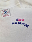 Vintage Delta Shirt "Zoom into the internet" IBM And Lotus Weiß XL