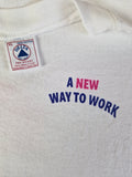 Vintage Delta Shirt "Zoom into the internet" IBM And Lotus Weiß XL