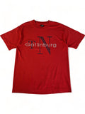 Vintage Fruit Of The Loom Shirt "Gatlinburg" Calvin Klein Bootleg Single Stitch Made In USA Rot L