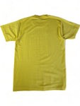 Vintage Fruit Of The Loom Shirt "Serenity Prayer: God grant me the Serenity..." Single Stitch Made In USA Gelb M