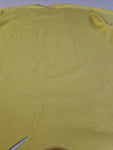 Vintage Fruit Of The Loom Shirt "Serenity Prayer: God grant me the Serenity..." Single Stitch Made In USA Gelb M