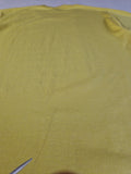 Vintage Fruit Of The Loom Shirt "Serenity Prayer: God grant me the Serenity..." Single Stitch Made In USA Gelb M