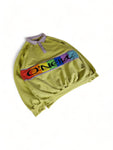 Vintage O'Neill Sweater Mit Polokragen Made In Hong Kong Gelb L