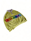 Vintage O'Neill Sweater Mit Polokragen Made In Hong Kong Gelb L