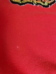 Vintage Sir Benni Miles Sweater Graffiti Stlye Embroidery Made In Korea Rot L