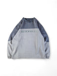 Vintage Blockhead Sweater Spellout Grau L