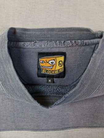 Vintage Blockhead Sweater Spellout Grau L