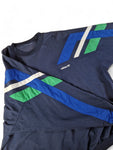 Vintage Adidas Sweater Basic Blau Grün XXXL