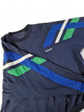 Vintage Adidas Sweater Basic Blau Grün XXXL