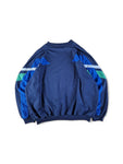 Vintage Adidas Sweater Basic Blau Grün XXXL