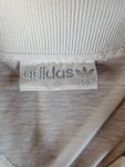 Vintage Adidas Polo Shirt 80s Tennis Gelb Weiß (56) XL-XXL