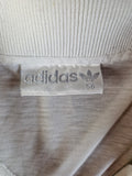 Vintage Adidas Polo Shirt 80s Tennis Gelb Weiß (56) XL-XXL