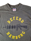 Vintage B&C Shirt Lotto King Karl & Die Barmbek Dream Boys "Defend Hamburg" Khaki L