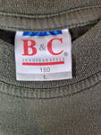 Vintage B&C Shirt Lotto King Karl & Die Barmbek Dream Boys "Defend Hamburg" Khaki L