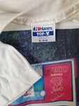 Vintage Hanes Shirt 80s Elbschloss Trucker Single Stitch Weiß XL