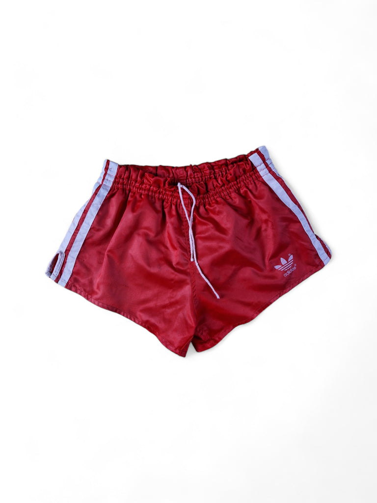 Vintage Adidas Shorts 70s Glanz Sprinter Made In West Germany Rot D3 RareRags