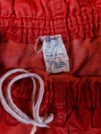 Vintage Adidas Shorts 70s Glanz Sprinter Made In West Germany Rot (D3) XS-S