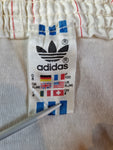Vintage Adidas Shorts 80s Glanz Sprinter Gestreift Made In West Germany Weiß Rot (D8) L-XL