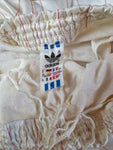Vintage Adidas Shorts 80s Glanz Sprinter Gestreift Made In West Germany Weiß Rot (D8) L-XL