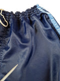 Vintage Adidas Shorts 80s Glanz Sprinter Made In West Germany Dunkelblau (D5) M-L