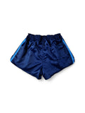 Vintage Adidas Shorts 80s Glanz Sprinter Made In West Germany Dunkelblau (D5) M-L