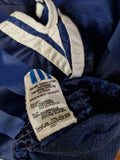 Vintage Adidas Shorts 80s Glanz Sprinter Made In West Germany Gestreift Dunkelblau (D6) L-XL